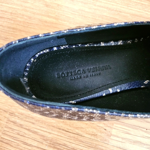 Authentic Bottega Veneta blue phyton loofers - Picture 4 of 6